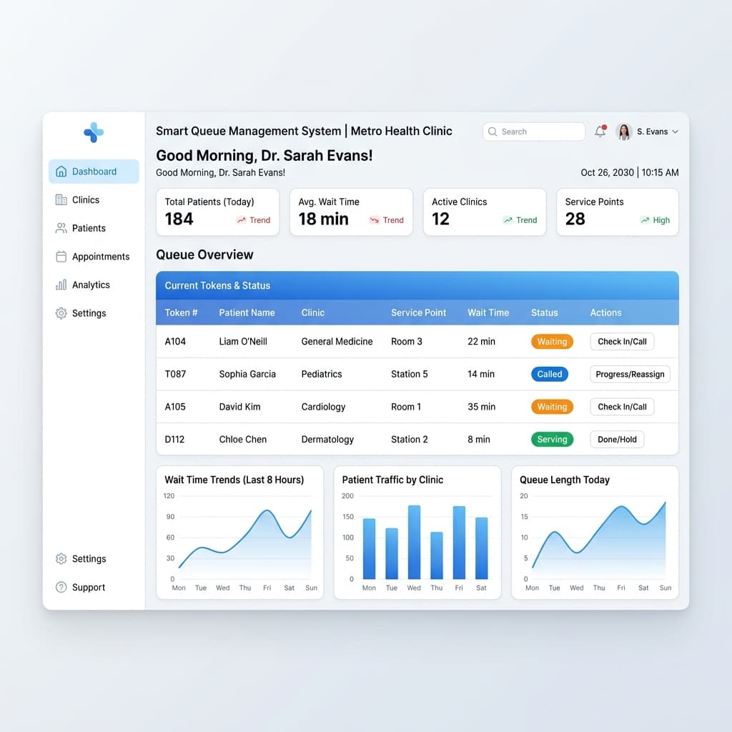 Smart Queue Management System — PihNexa Technologies